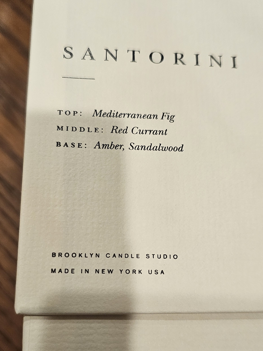 Brooklyn Candle Studio Santorini Classic 2 Wick Soy Candle Free Gift Wrap New - Picture 3 of 3